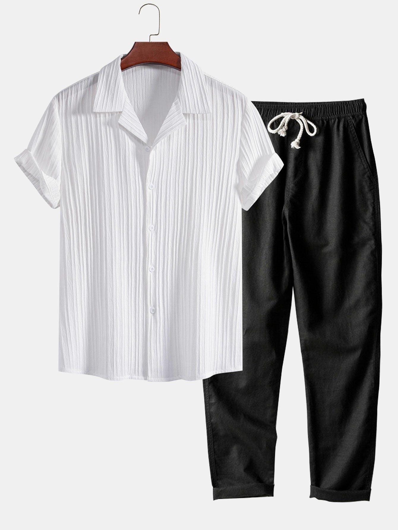 Nigel| Men's Shirt and Pants Set| Two-Piece