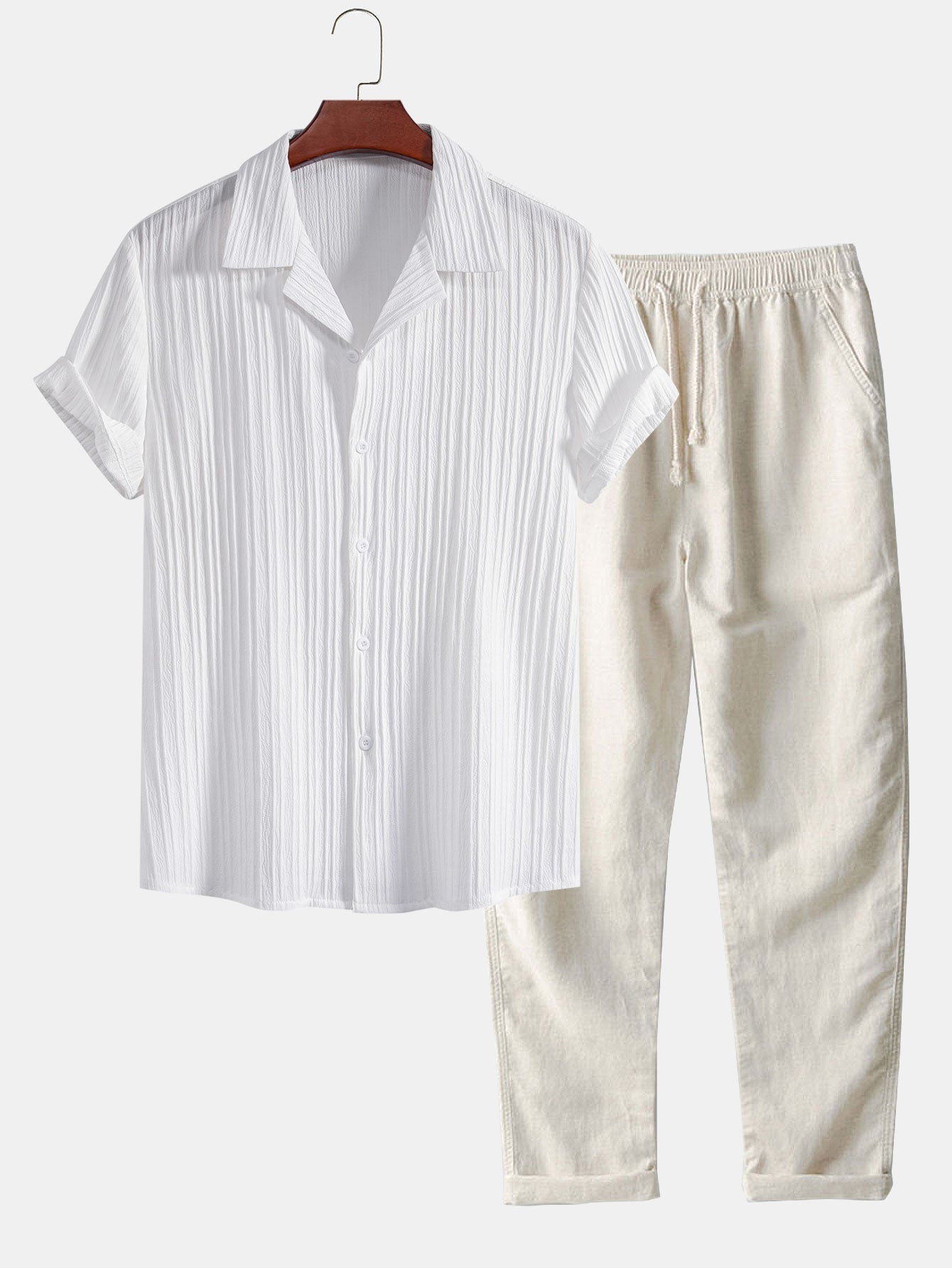 Nigel| Men's Shirt and Pants Set| Two-Piece