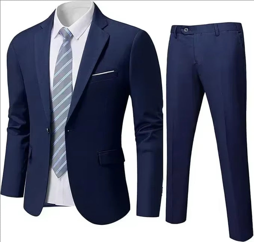 Elegant Suit for Men Wedding 3 Pieces 2 Sets Blazers Full Jackets Vest Pants Formal Fashion Luxury Coats 2025 Classic Costume