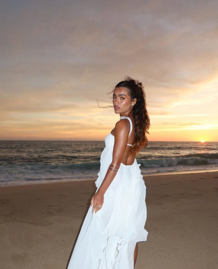 Collins - Ruffle Strapless Maxi Dress