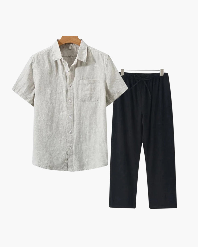 Mason| Men's Shirt and Pants Set| Two-Piece