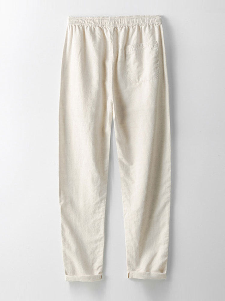 Alejandro - Blend Button Up Shirt & Straight Leg Linen Pants