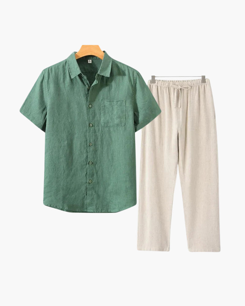 Mason| Men's Shirt and Pants Set| Two-Piece