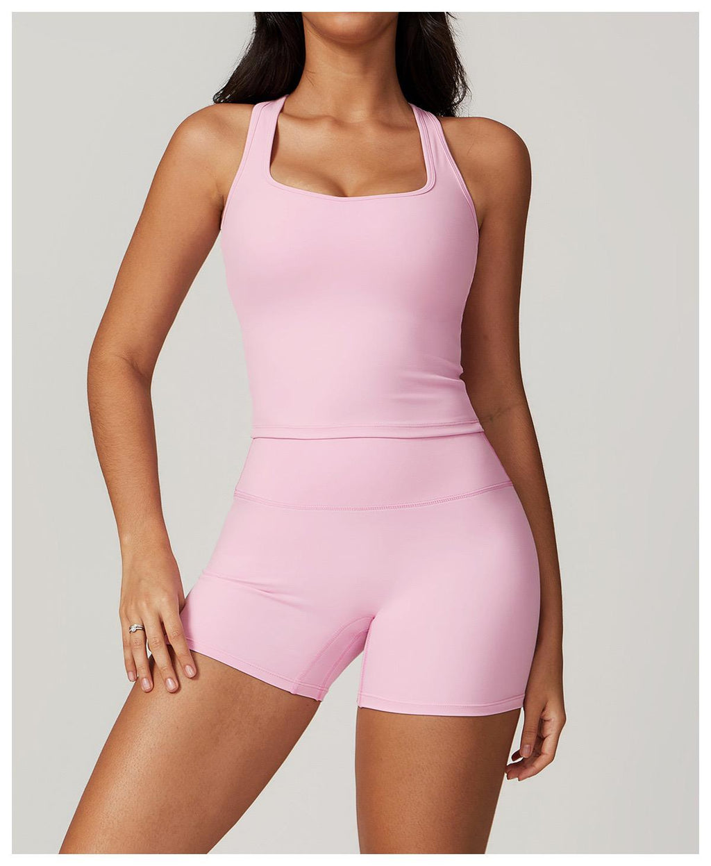 Sora - Premium Activewear Set In Light Pink