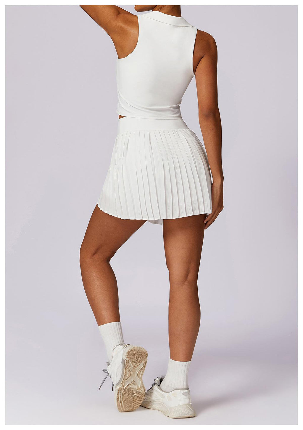 Rory - Premium Activewear Set In White