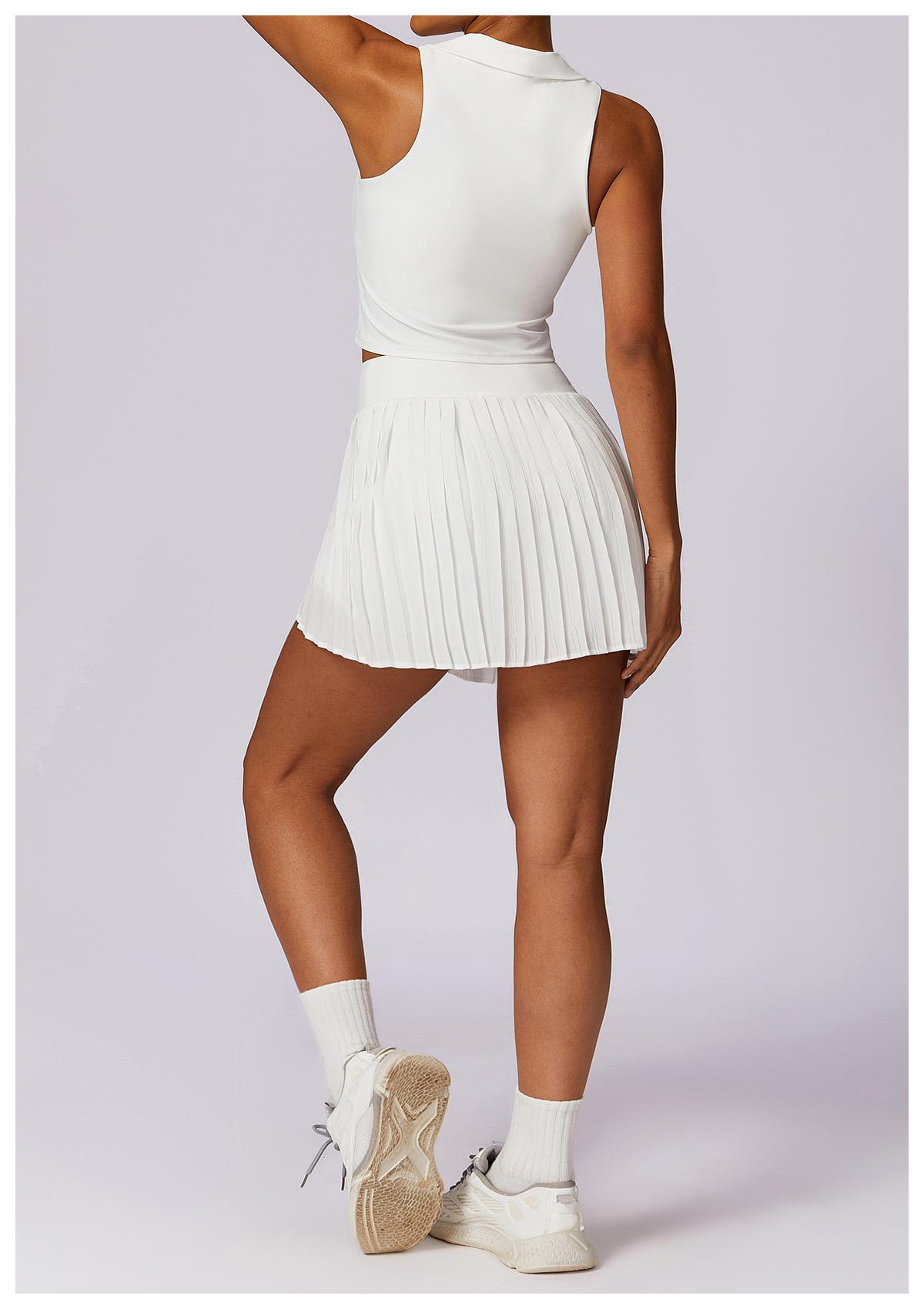 Rory - Premium Activewear Set In White