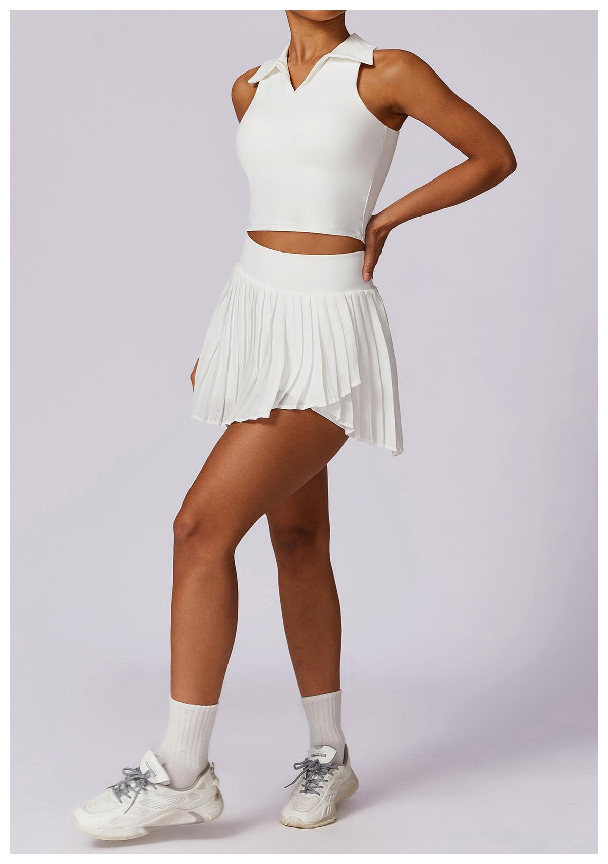 Rory - Premium Activewear Set In White