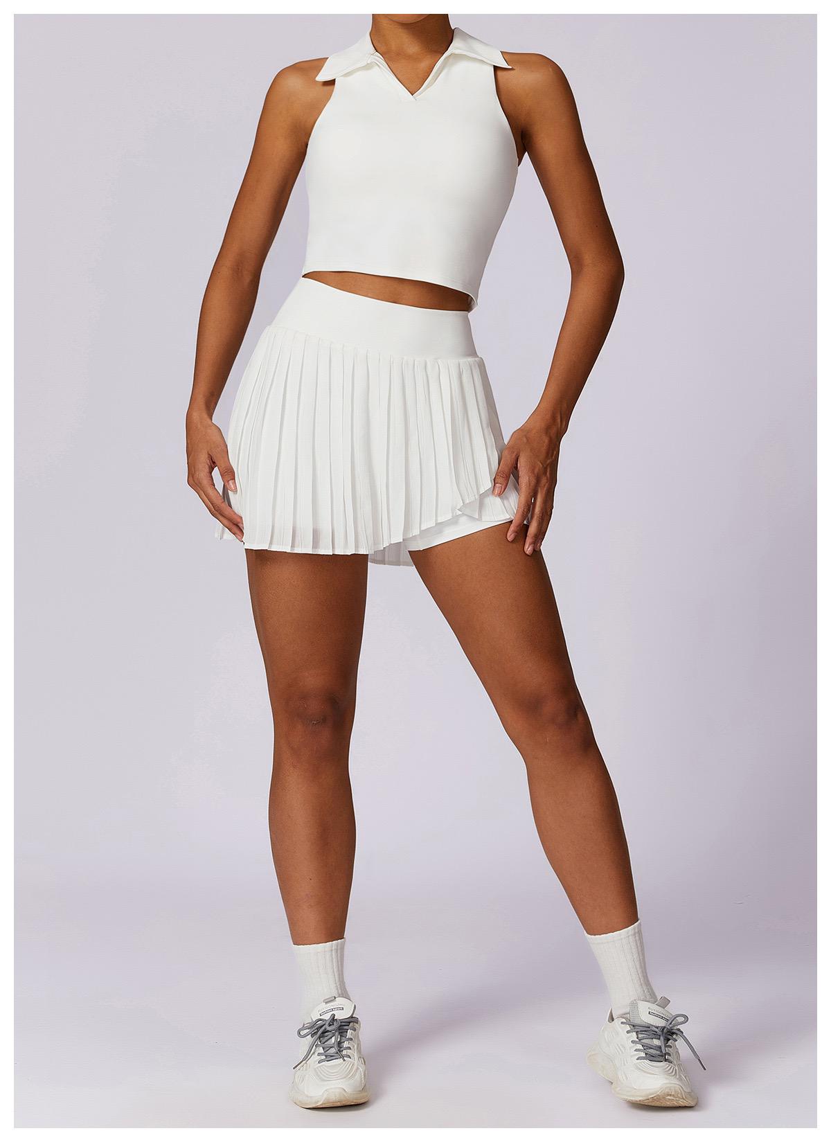 Rory - Premium Activewear Set In White