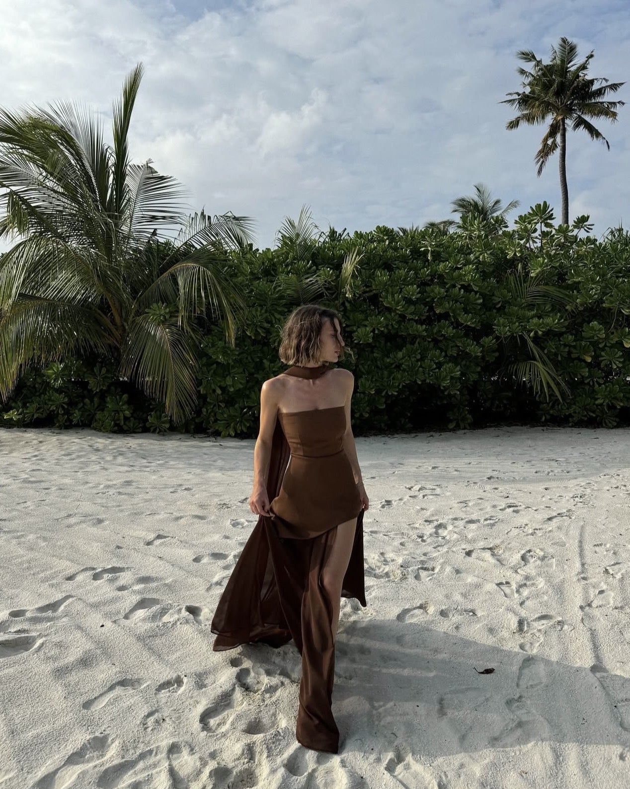 Valerie - Asymmetrical Maxi Dress