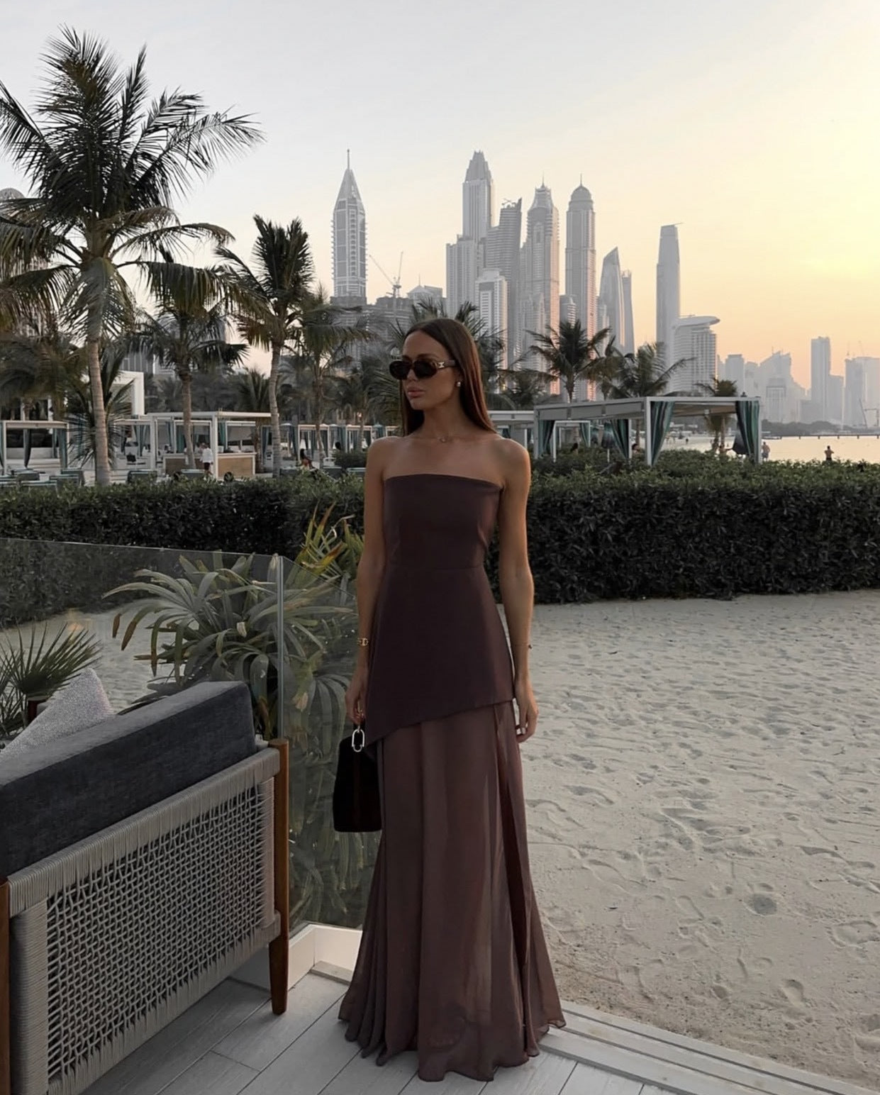 Valerie - Asymmetrical Maxi Dress