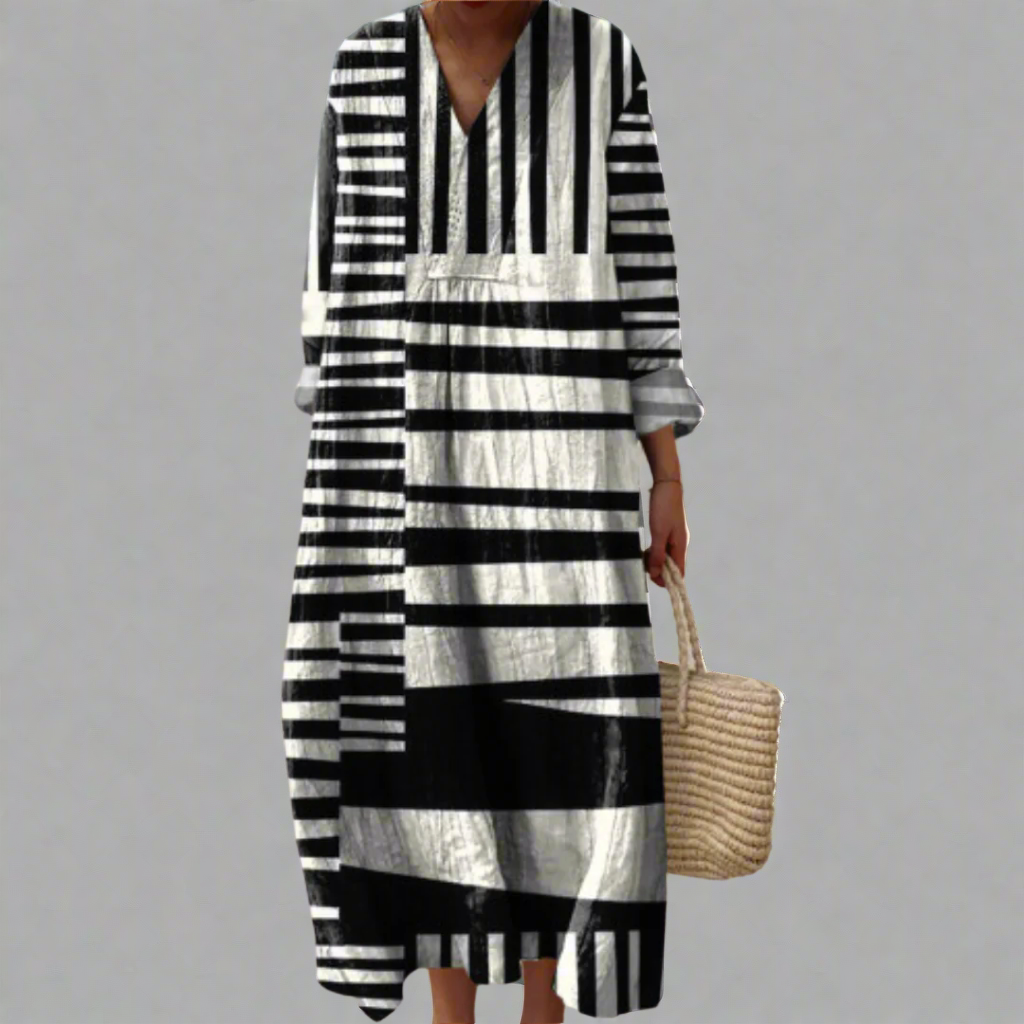 Daora™ | Elegantes geometrisches Kleid