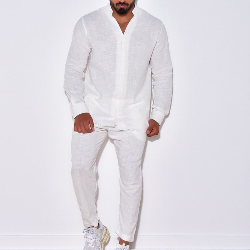 Josh - Paris Men's Linen Set