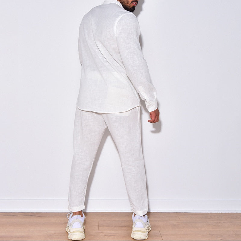 Josh - Paris Men's Linen Set