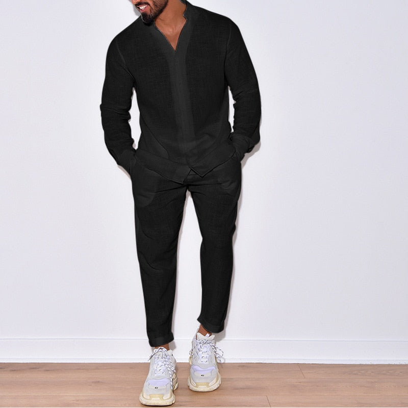 Josh - Paris Men's Linen Set