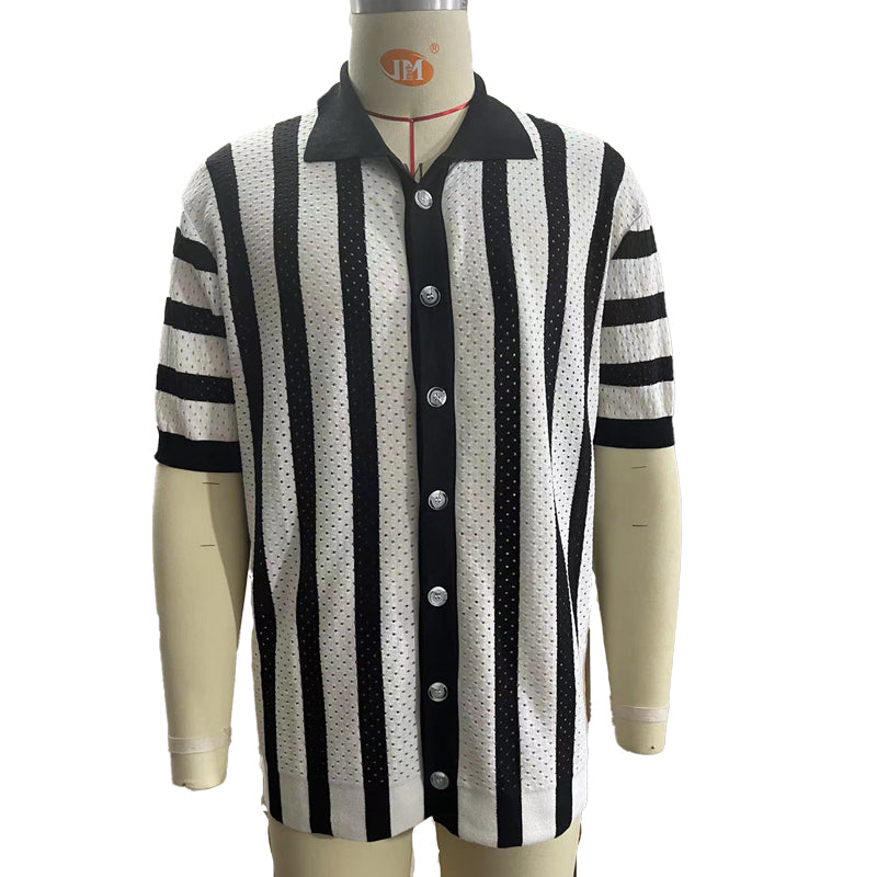 Dan - Vinthentic Lucca Men's Knitted Button-up