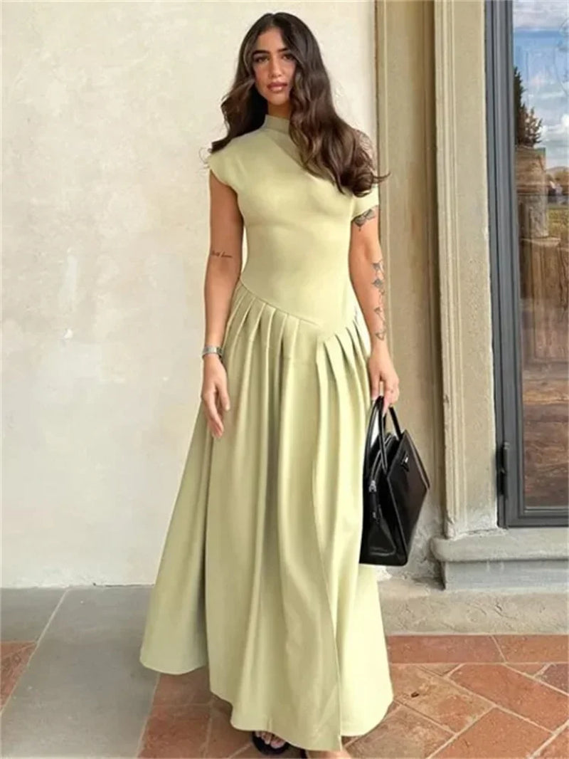 Black Off-Shoulder Autumn Long Dress for Women High Waist Patchwork Slim Sexy One-Shoulder Party Dress Female Maxi Dress