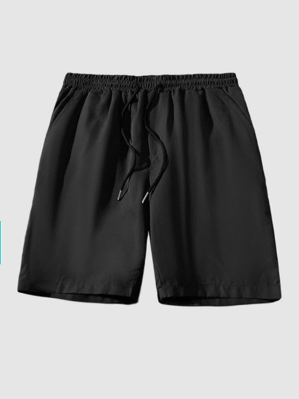 Calvin - Men's knitted hollow casual shirt  shorts set